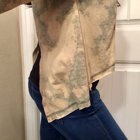 Gimmicks BKE tan mineral wash open back top XS - Picture 3 of 6